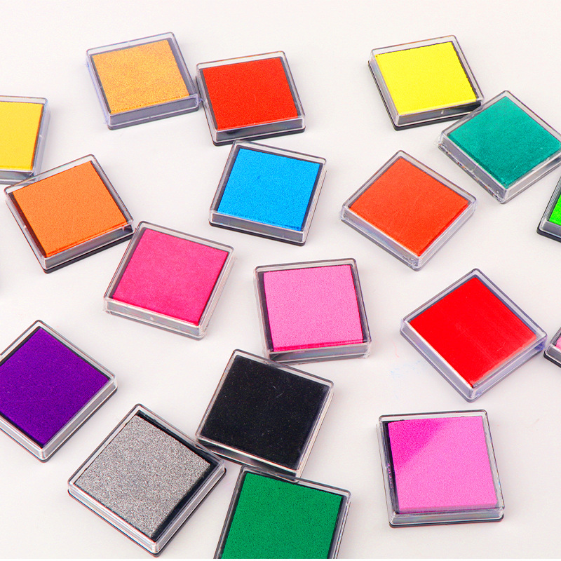 ����ɫ4*4cm��ɫӡ̨ӡ�� ���Сӡ̨ ��ɫ��ѡ