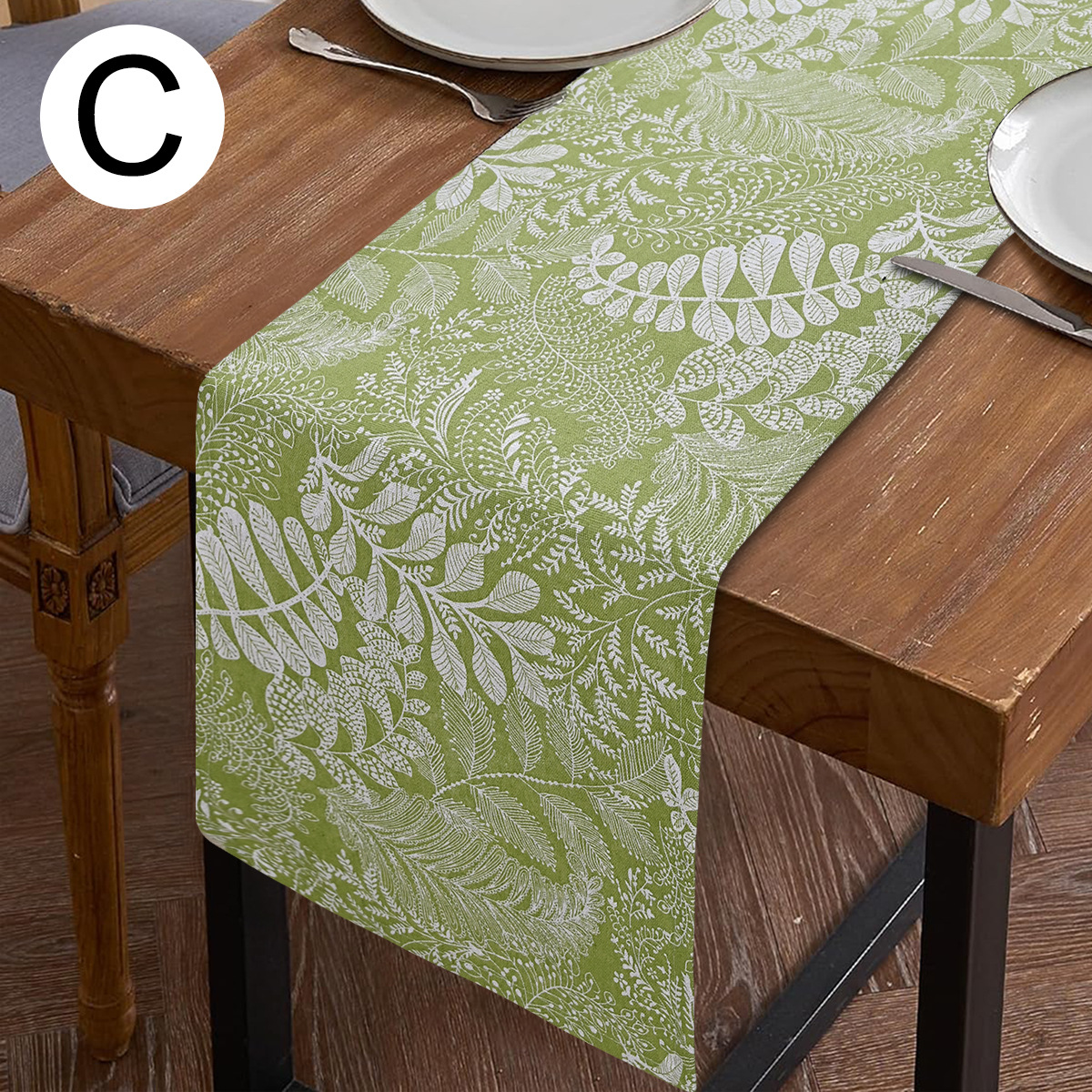 Moderno simple transfronterizo nueva bandera de mesa red doméstica decoración de mesa tela de mesa de comedor TEMU bandera de mesa spot