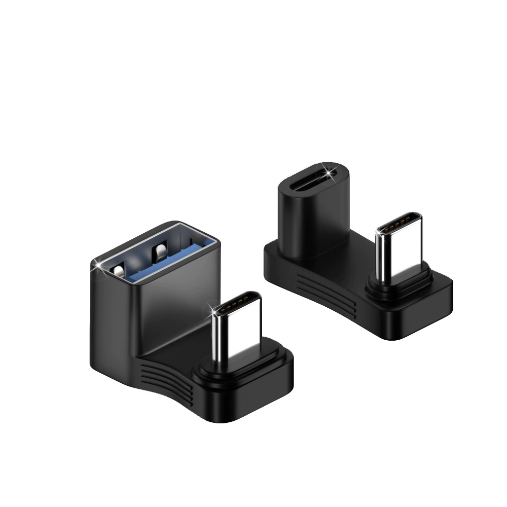 Переходник Type-C на USB-A, вращающийся USB 3.1 right-angle соединитель в форме буквы U, совместим со Steam Deck