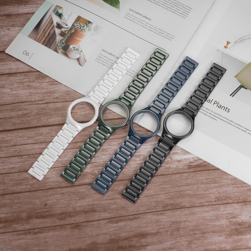 Watch accessories ceramic cover Shell/strap bright ceramic strap substitute radar Series watch chain Black and White