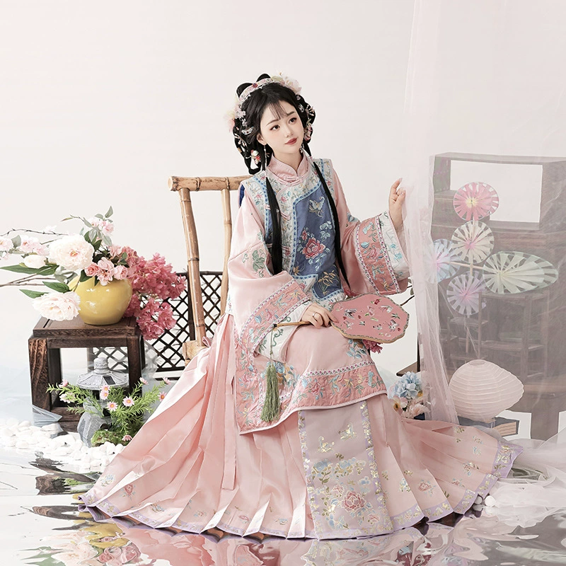 Han Yu Kui [Цветы] Оригинальный костюм Qing Han Ge костюм женский восстановлен