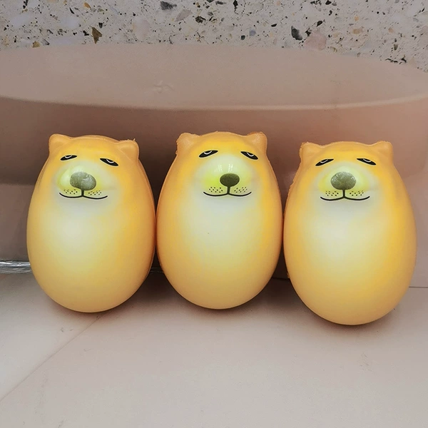 [Net bag] Dog ball mixed hair - 7.5cm