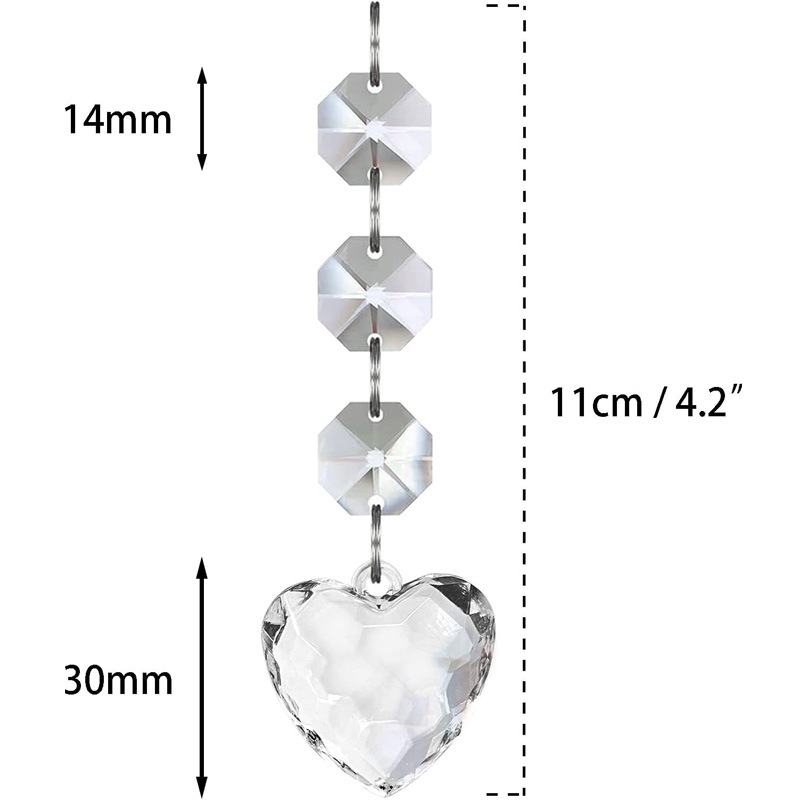 Conjunto de amor acrílico de 1 hilo