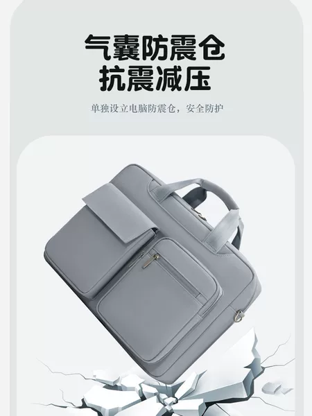 New Laptop Bag 16inch Multiple Compartments Large Capacity Air Bag Shockproof 14inch Laptop Bag Shoulder Bag