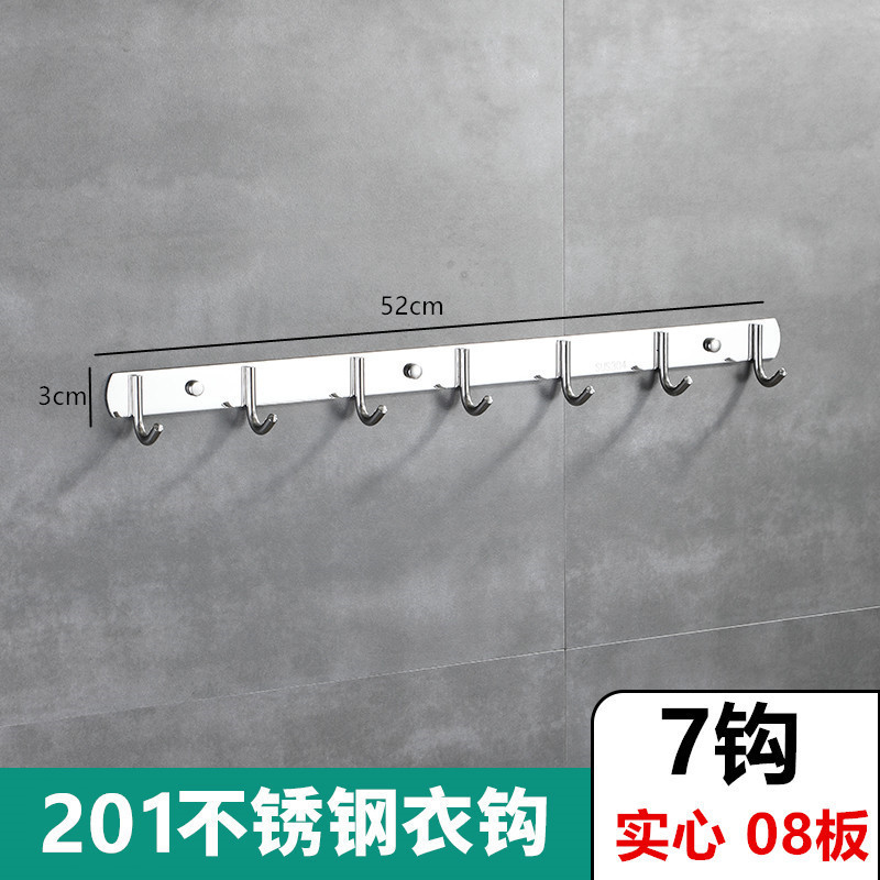 厚手304ステンレス製フックフック収納ドア後フック浴室キッチン壁掛け穴なしフック|undefined