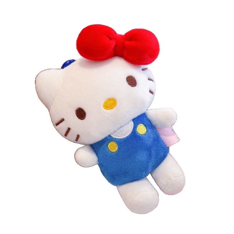 三丽鸥正版HelloKitty毛绒公仔挂件可爱kt猫书包包挂饰钥匙扣玩偶|undefined