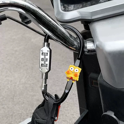Network] Password Lock Locker Padlock | Helmet lock - spongebob