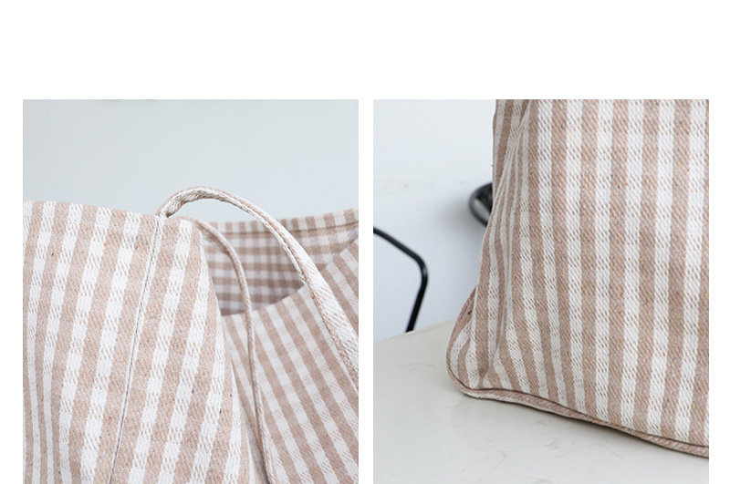 Femmes Grande Toile Plaid Style Classique Ouvert Sac De Toile display picture 24