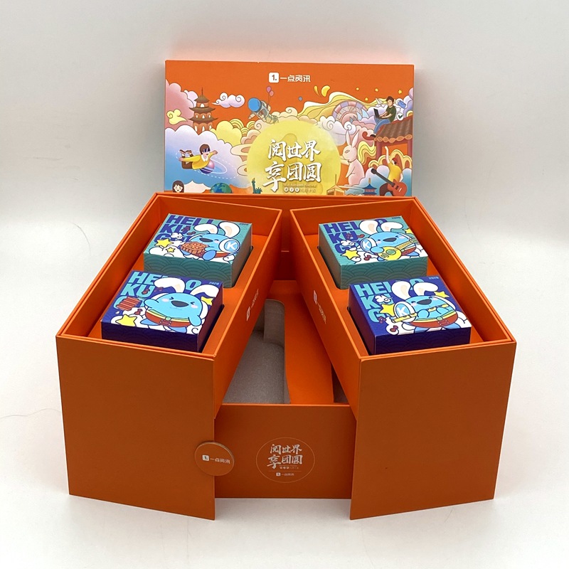 立体双层月饼盒定制4