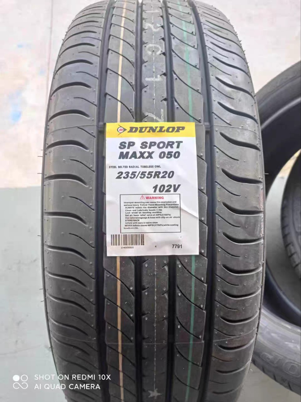 Dunlop 235/55R20 102V SPORT MAXX050, for Lexus RX and Infiniti QX, imported