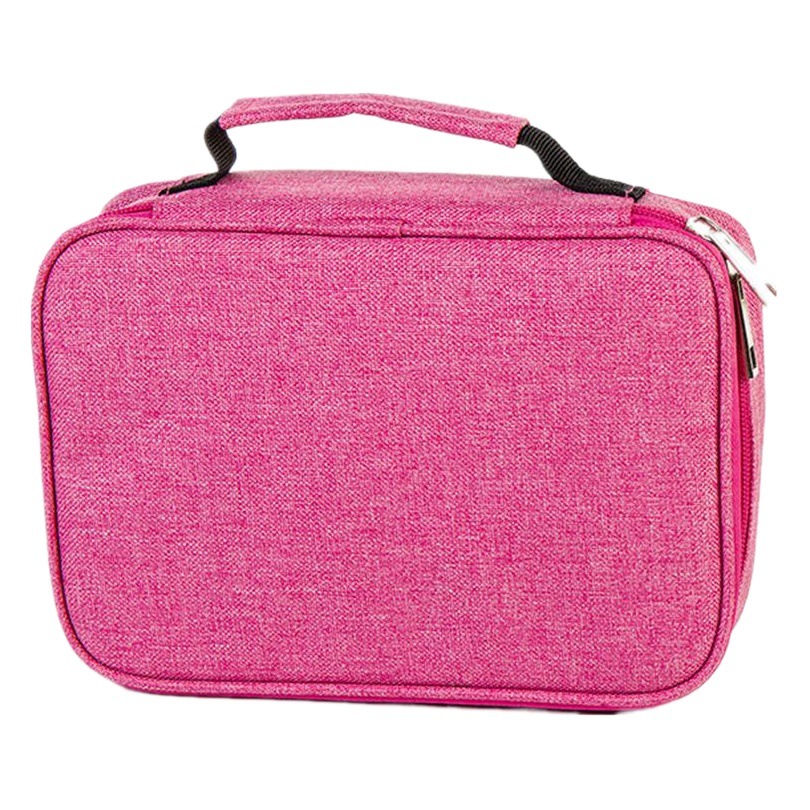 En stock Amazon caja de lápiz impermeable 72 colores 120 agujeros de gran capacidad bosquejo extraíble lápiz dibujo caja de lápiz caja de papelería