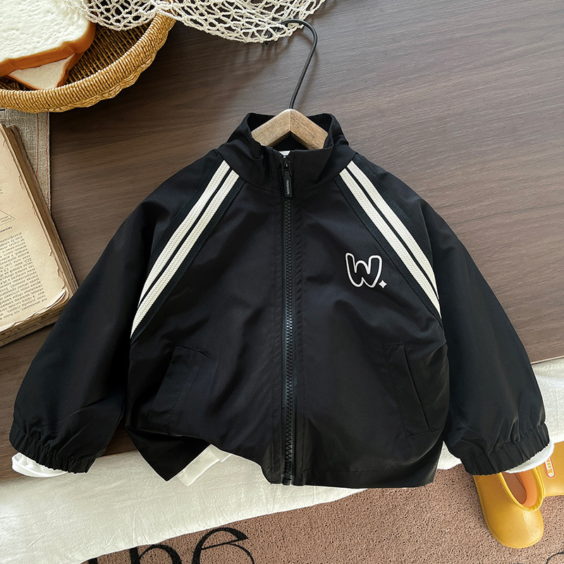 Chaqueta de primavera y otoño para niños 2026 nuevo estilo de chaqueta casual para niños primavera y otoño chaqueta coreana de moda