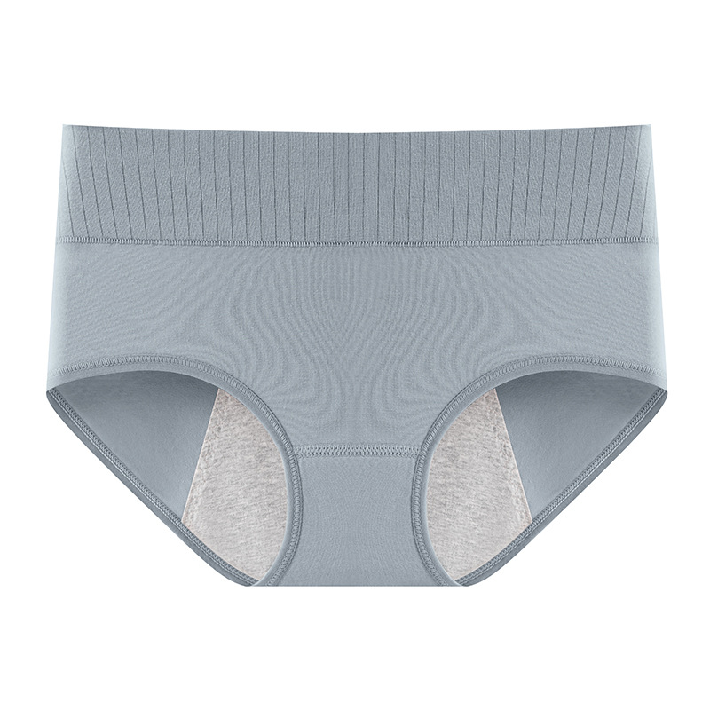 Ropa interior fisiológica de algodón puro, período menstrual, entrepierna antibacteriana, anti-fugas, entrepierna alargada, calzoncillos especiales de cintura media para tía