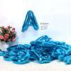 Blue balloon, layout, decorations, 16inch, gradient, English letters