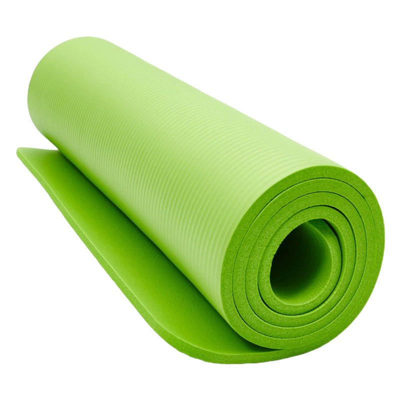 Коврик для йоги NBR, нескользящий, утолщенный, расширенный и удлиненный, для начинающих женщин, для домашнего использования, для мужских видов спорта, танцев, фитнеса.