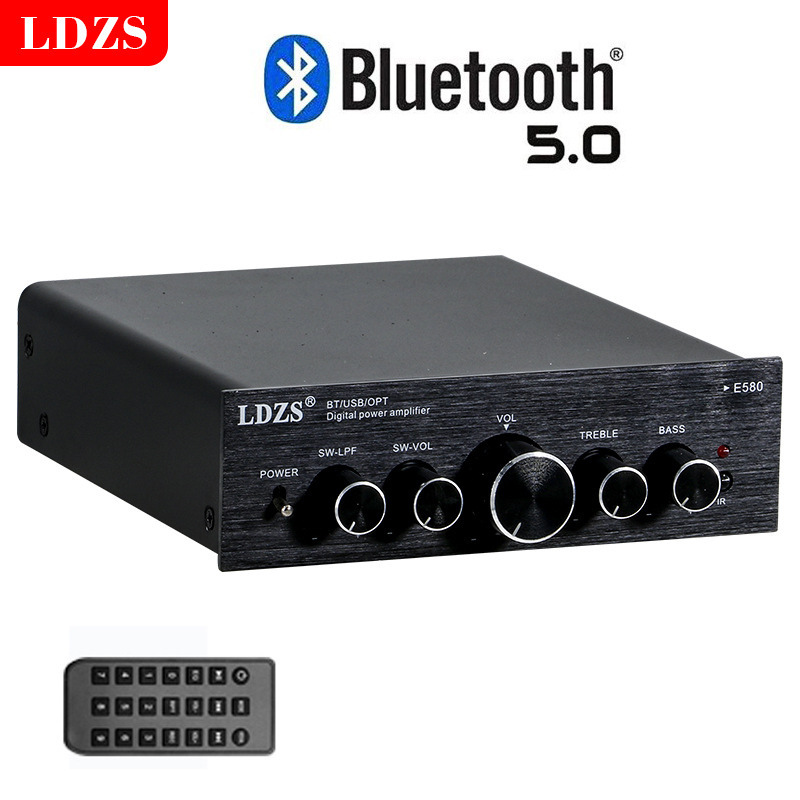 High-Power Digital 2.1 Bass Audiophile-Grade Professional Amplifier with Bluetooth and Usb, Small Home-Use Amplifier High-Power Digital 2.1 Bass Audiophile-Grade Professional Amplifier with Bluetooth and Usb, Small Home-Use Amplifier