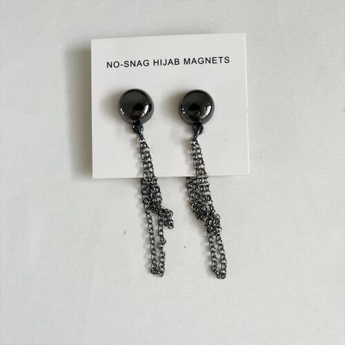 New versatile headscarf with fixed magnetic snap, silk scarf and shawl dual-use strong magnet anti-slip decoration A61