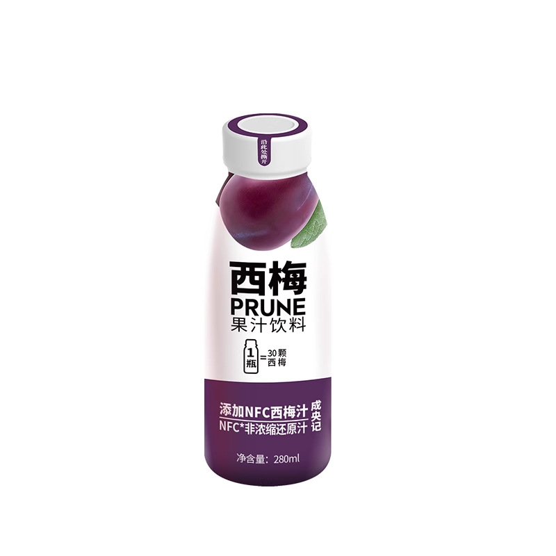 Chengyangji plum juice iced fruit flavor beverage juice full box of acid 280ml * 12 bottles wholesale