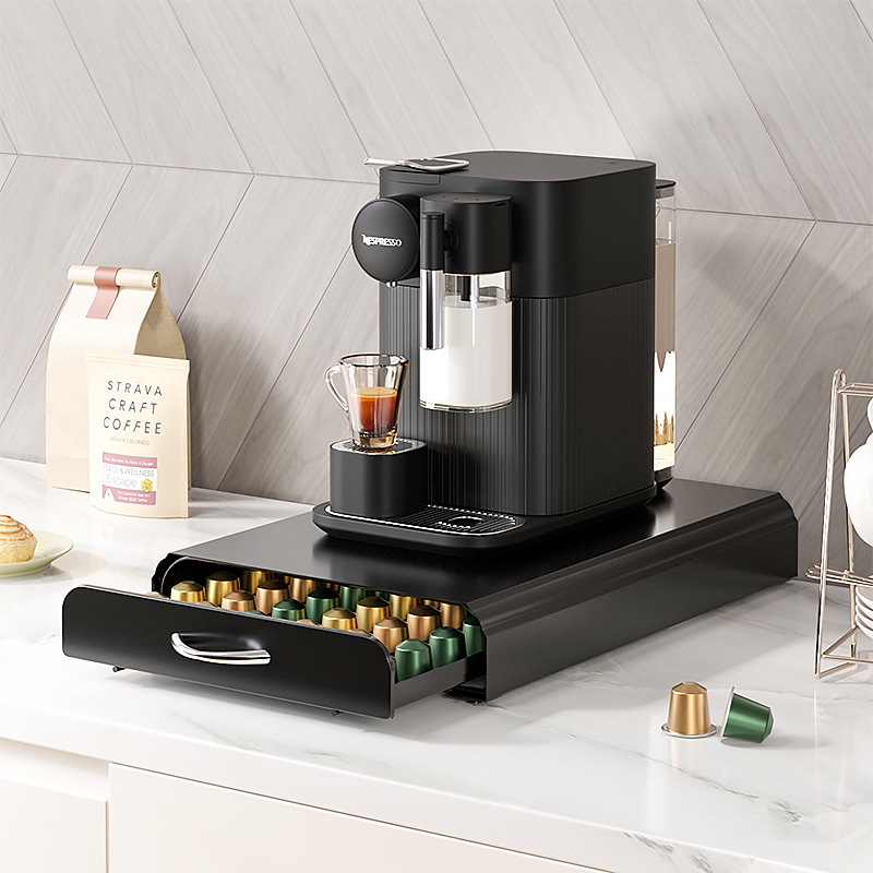 Cross-Border Nespresso Coffee Capsule Storage Box Nespresso Coffee Machine Base Nestlé Metal Storage Rack