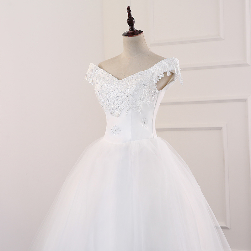 Off-Shoulder Light Wedding Dress 2026 New Style Main Wedding Gown for Brides, Autumn Fashion French Court Style Travel Photography Wedding Dress Off-Shoulder Light Wedding Dress 2026 New Style Main Wedding Gown for Brides, Autumn Fashion French Court Style Travel Photography Wedding Dress