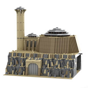 Building Blocks Cross-Border Moc-79354 Jabba's Palace Ultimate 2608 Particle Number Toys