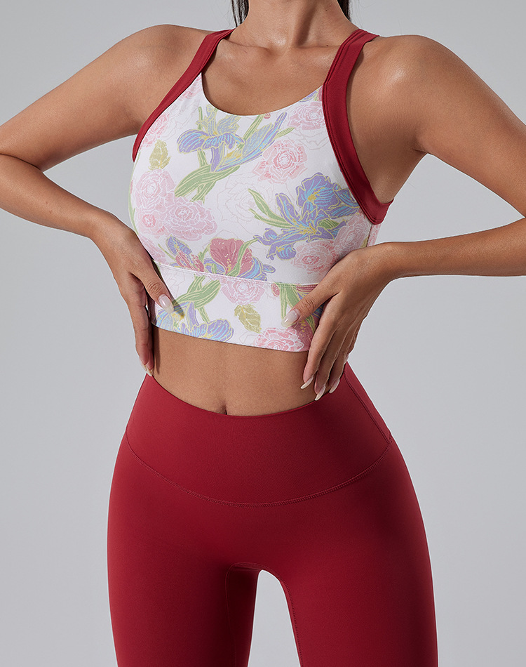 280g Weight Sleeveless Sleeve Length Spandex, Brushed Fabric Fabric Type Short Top Length Vest Tops Type Fitness, Gym, Running Occasion U Neck Neckline Printing Pattern Simple Style, Sport Style Style Simple Style Sport Style Printing Spandex Brushed Fabric U Neck Active Tops Vest 3