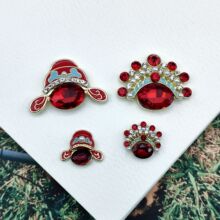 京剧脸谱刀马旦复古合金配饰情侣中国风diy结婚饰品手作材料配件