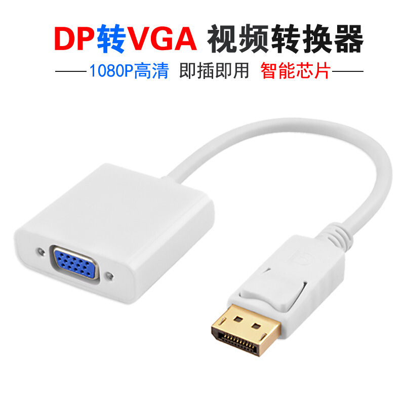 DP al convertidor VGA portátil conectado a TV proyector HD cable adaptador DisplayPort línea 20cm