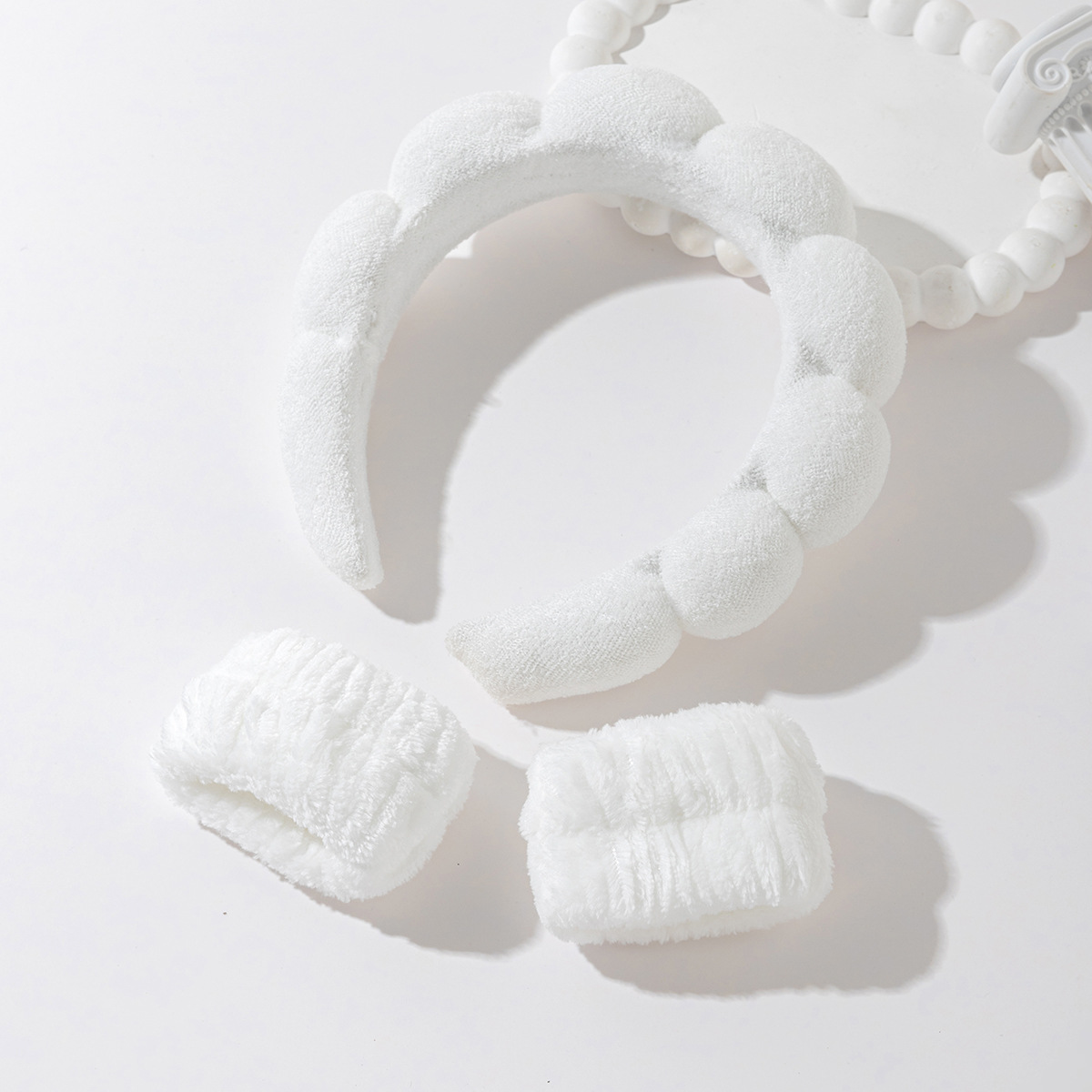 Nube transfronteriza cabello abrazadera de agarre conjunto de huevos multicolores flores de agarre abrazadera de gran tamaño correa de muñeca impermeable al por mayor