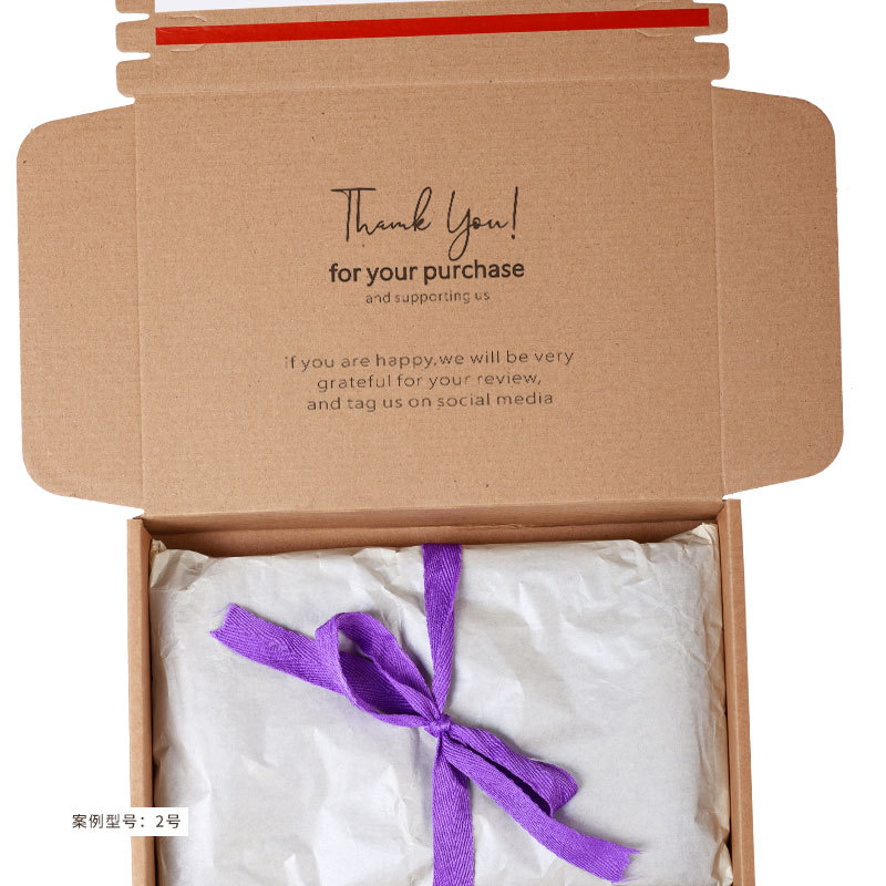 感谢您的购买英文标语包装纸箱笔记本电脑手机电子产品拉链飞机盒