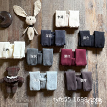 儿童加绒连裤袜小童宝宝保暖袜裤冬季女童外穿针织保暖外穿连脚袜