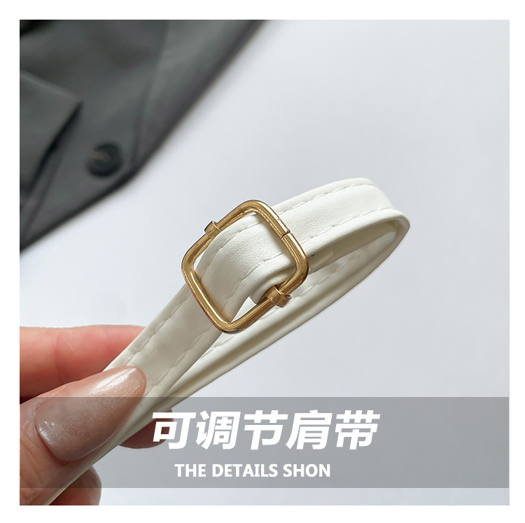 Ladies' candy-colored stylish handbag, 2024 autumn new ins single-shoulder crossbody bag, stylish embossed small square bag Item Picture
