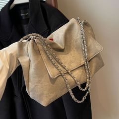 感质感链条托特包女新款百搭大容量上课单肩包时尚通勤包外贸批发