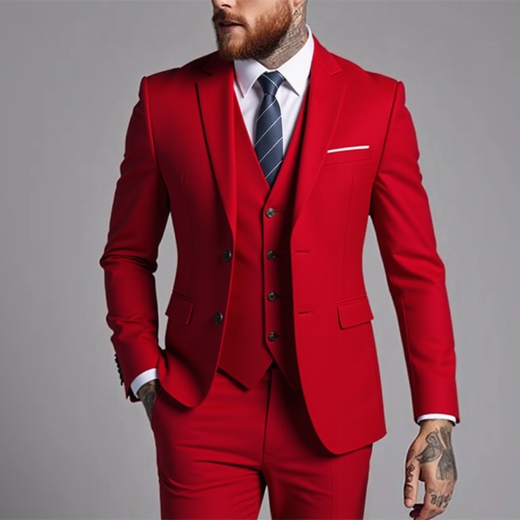 Abito uomo tre pezzi formale per lavoro matrimonio e ufficio_voghion.com