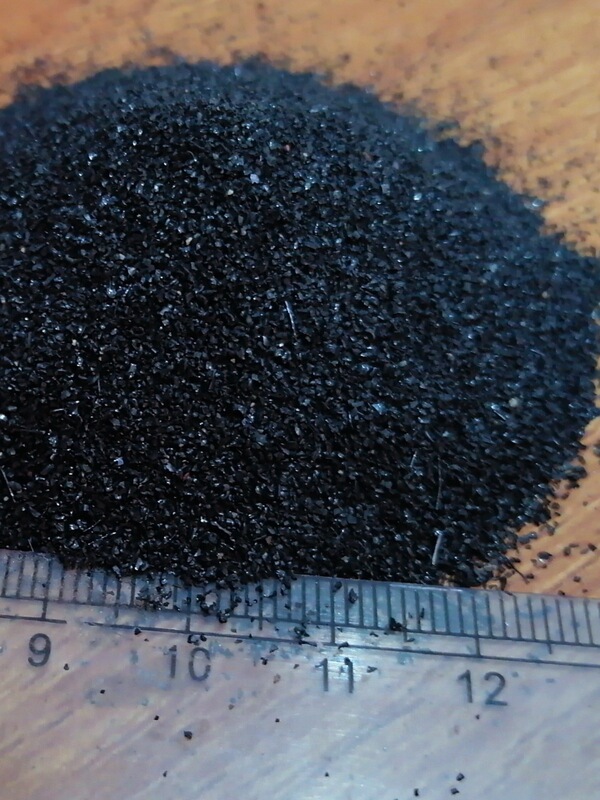 水族店面石流黒天然金沙造景砂水槽多肉植物砂盤黒砂底部庭園滝|undefined
