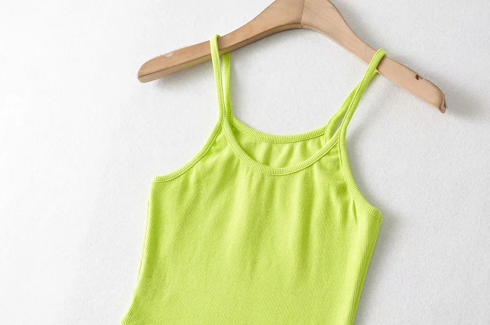 solid color ruched cami top NSHS50593