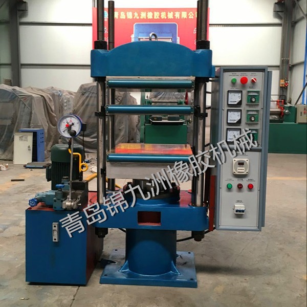 25t实验室试片双工作层平板硫化机，液压柱式橡胶硫化机现货价格