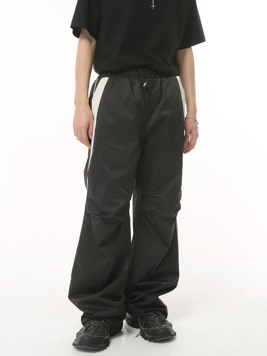 MTLROPA ropa de los hombres | 2023 otoño nuevo estilo coreano deportes estilo contraste color suelta pantalones casuales chaqueta traje