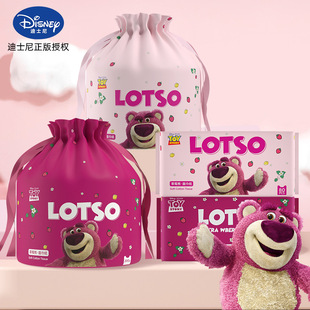 Disney strawberry bear disposable cotton face towel women beauty salon thickened cleansing towel baby soft towel wholesale