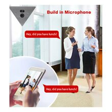 200万网络摄像头H.265高清1080P室内三角形半球摄像机电梯专用