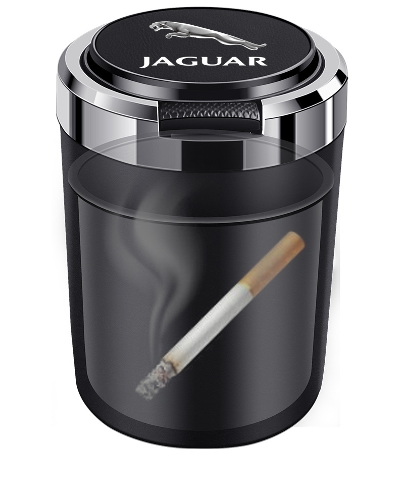 Suitable for Jaguar XEL/XFL/E-PACE/XE/XJ car ashtray with cover metal liner flame retardant multifunctional