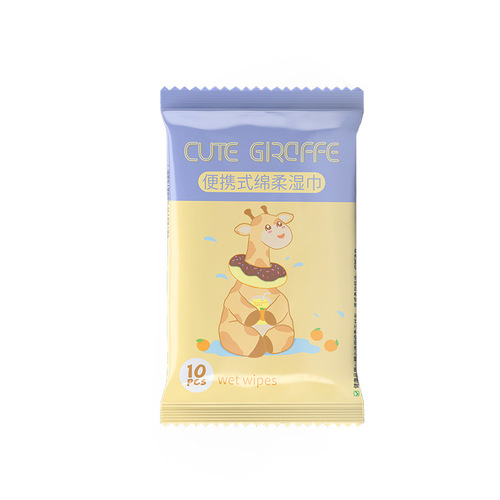 10 pumps baby wipes special wholesale hand and mouth packet mini newborn baby and children cleaning wet wipes factory