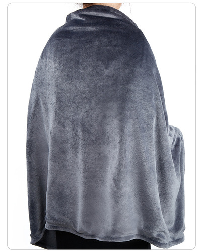 Electric heated outer shawl blanket, cold-proof warm blanket, coral velvet warm body shawl, cape, usb charging heating blanket