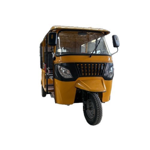 Exportación de triciclo eléctrico de tres filas de asientos Tuk Tuk con cubierta con tolva eléctrica de turismo