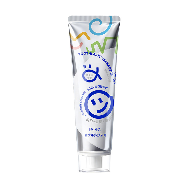 BOBV pasta de dientes multi-efecto juvenil aliento fresco anti-cavidades fijación de dientes limpio oral eliminación de olor juvenil fabricante