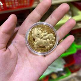 2026马年招财金箔中国结挂件马上有钱新年贺岁礼品工厂直销
