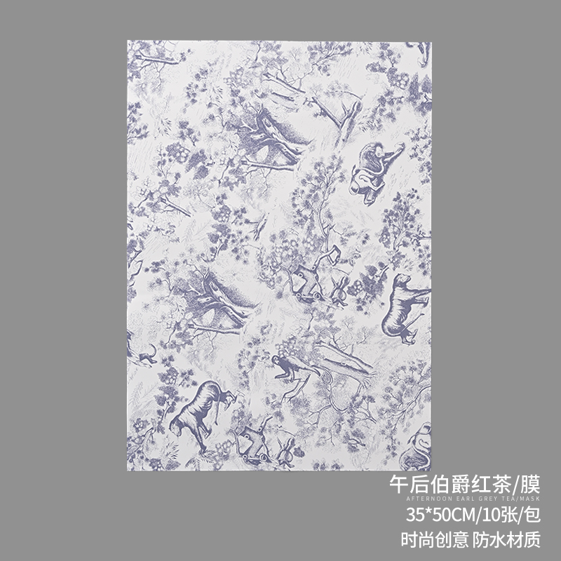Lluvia de meteoros retro europeo flor de embalaje de papel ramo flor de embalaje impermeable estilo de papel de arte material floral