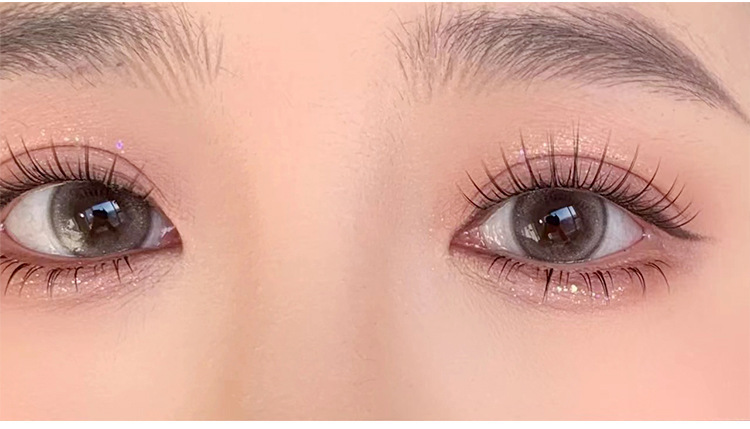 Mengjie Shangpin Lazy Person wide stem comic lower eyelashes, natural single cluster segmented, beginner's bare-looking Barbie eyelashes Item Picture
