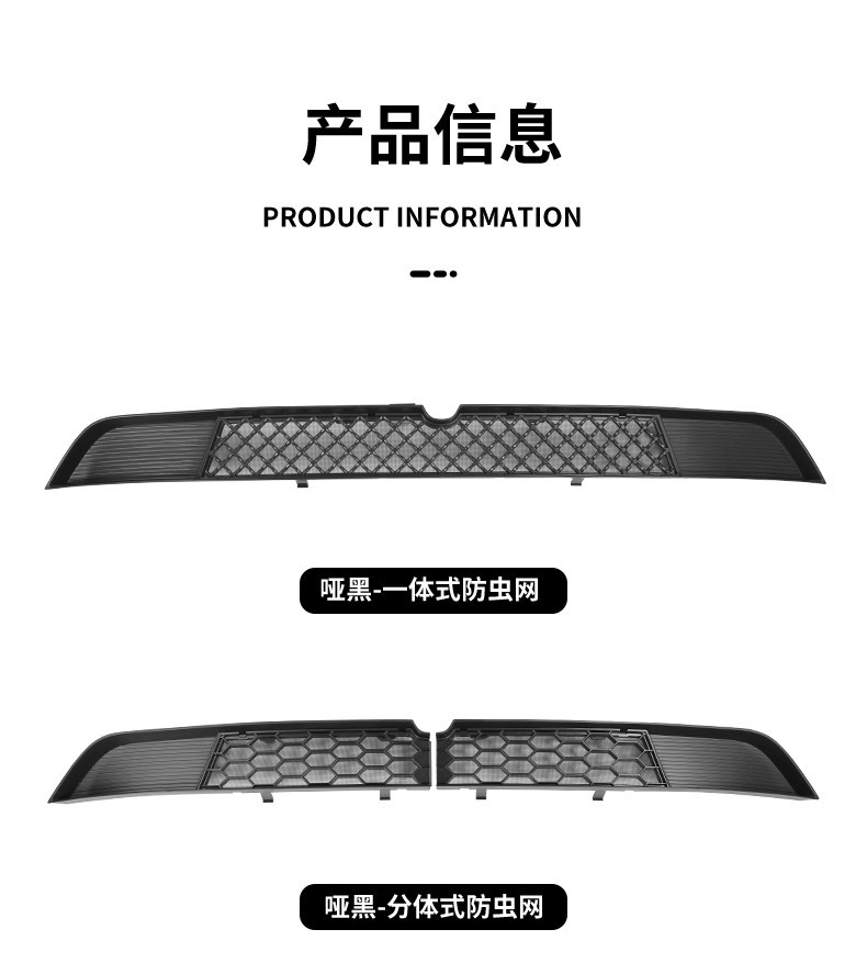Suitable for the New Version of Tesla Model 3 Highland Removable Central Air Inlet Protective Cover Insect-Proof Net