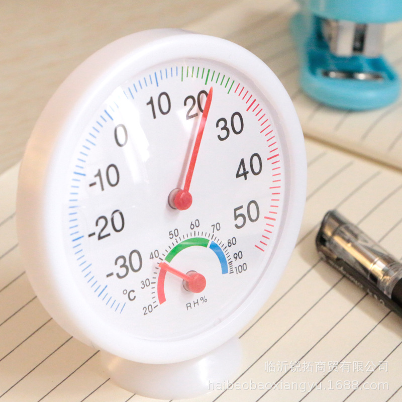 温湿度计 迷你指针温湿度计 室内温度计 湿度计 小号大棚温湿度表